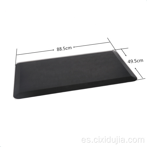 Alfombrilla de confort antifatiga de PU de diseño ergonómico para oficina